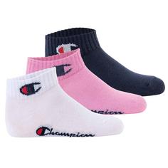 CHAMPION Socken Freizeitsocken Pink/Weiß/Blau