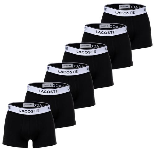 Rückansicht von Lacoste Boxershort Hipster Herren Schwarz