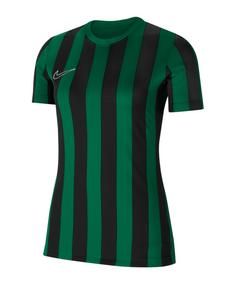 Nike Division IV Striped Trikot kurzarm Damen Fußballtrikot Damen gruenschwarzweiss