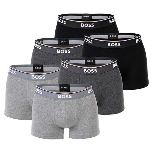 Rückansicht von Boss Boxershort Hipster Herren Grau