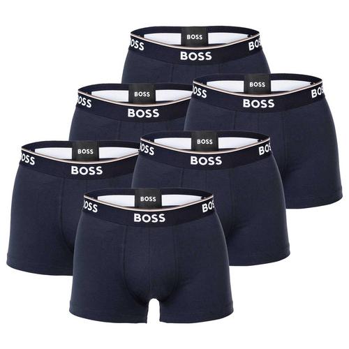 Rückansicht von Boss Boxershort Hipster Herren Dunkelblau