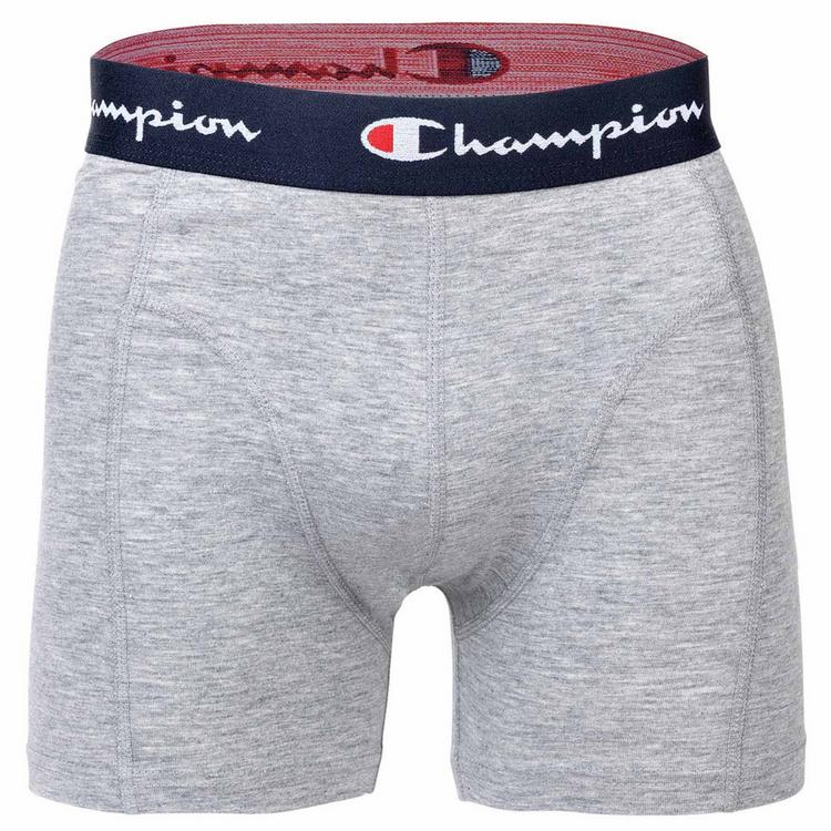 CHAMPION CHAMPION Boxershort Unterhose Herren - Grau/Marine - 1 | SportScheck