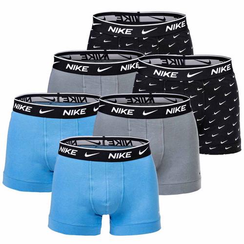 Rückansicht von Nike Boxershort Hipster Herren Schwarz/Grau/Blau