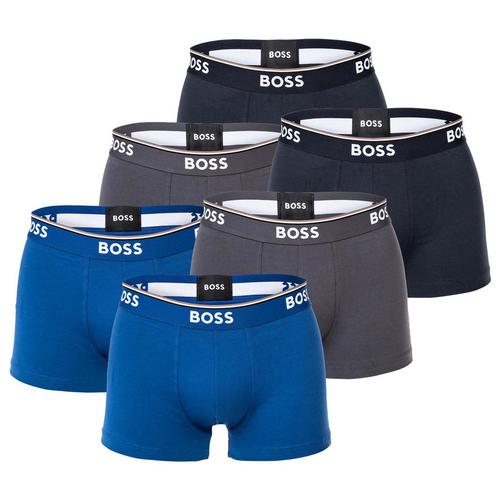 Rückansicht von Boss Boxershort Hipster Herren Blau