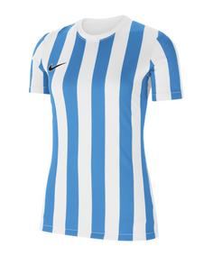 Nike Division IV Striped Trikot kurzarm Damen Fußballtrikot Damen weissschwarzblau