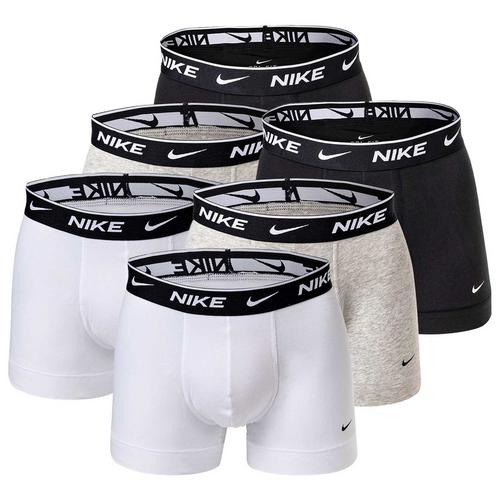 Rückansicht von Nike Boxershort Hipster Herren Weiß/Grau/Schwarz