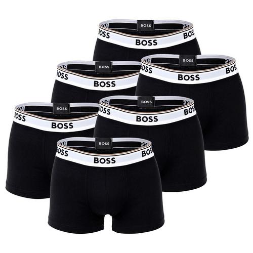 Rückansicht von Boss Boxershort Hipster Herren Schwarz/Weiß