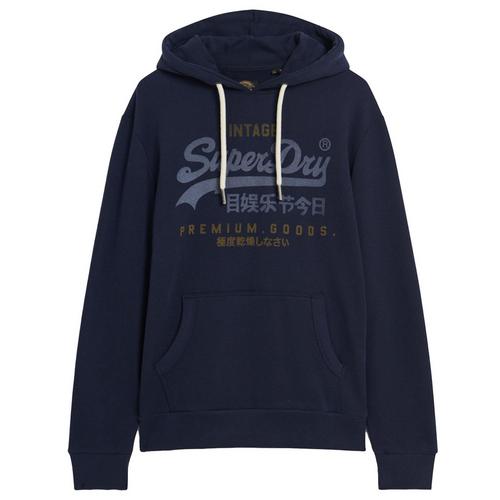 Rückansicht von Superdry Sweatshirt Sweatshirt Herren Dunkelblau