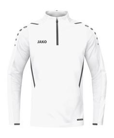 JAKO Challenge Ziptop Kids Funktionssweatshirt Kinder weissgrau