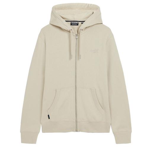 Rückansicht von Superdry Sweatjacke Sweatjacke Herren Beige