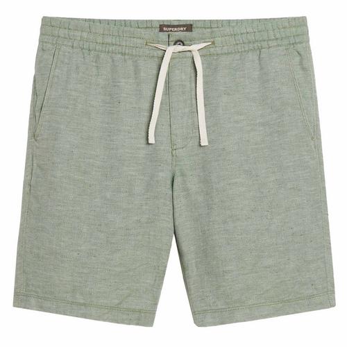 Rückansicht von Superdry Shorts Sweatshorts Herren Beige