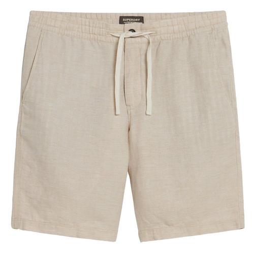 Rückansicht von Superdry Shorts Sweatshorts Herren Beige