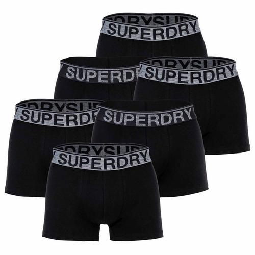 Rückansicht von Superdry Boxershort Hipster Herren Schwarz