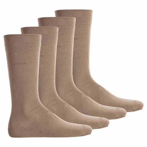 Rückansicht von Boss Socken Freizeitsocken Herren Beige