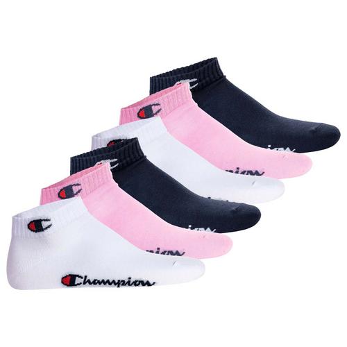 Rückansicht von CHAMPION Socken Freizeitsocken Pink/Weiß/Blau