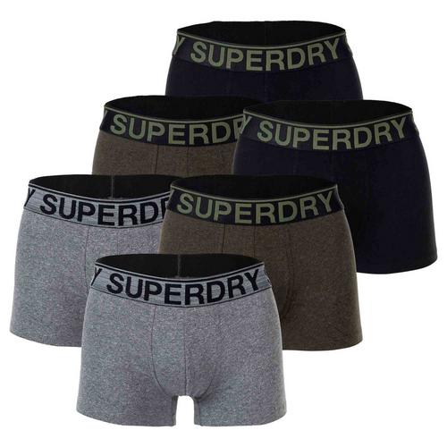 Rückansicht von Superdry Boxershort Hipster Herren Schwarz/Grau/Grün