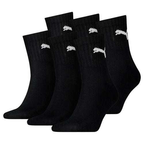 Rückansicht von PUMA Socken Freizeitsocken Schwarz