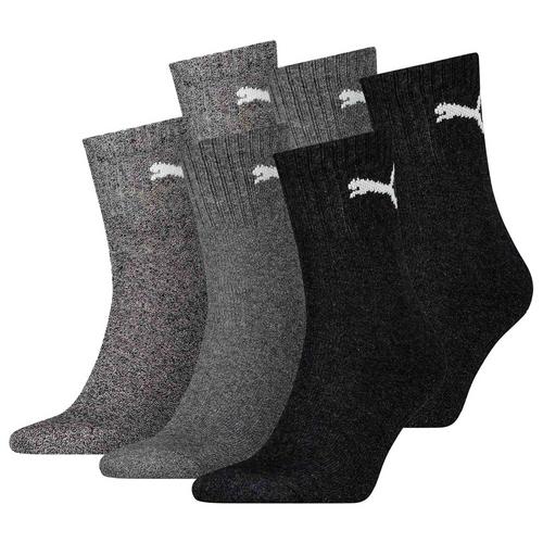 Rückansicht von PUMA Socken Freizeitsocken Grau