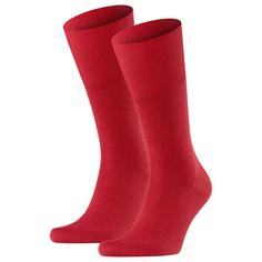 Falke Socken Freizeitsocken Herren Rot (Scarlet)