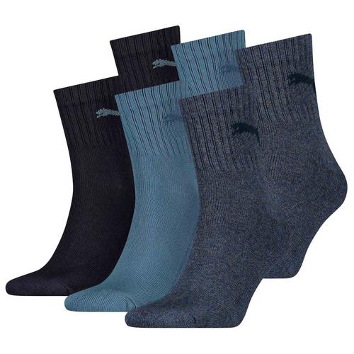 Rückansicht von PUMA Socken Freizeitsocken Blau