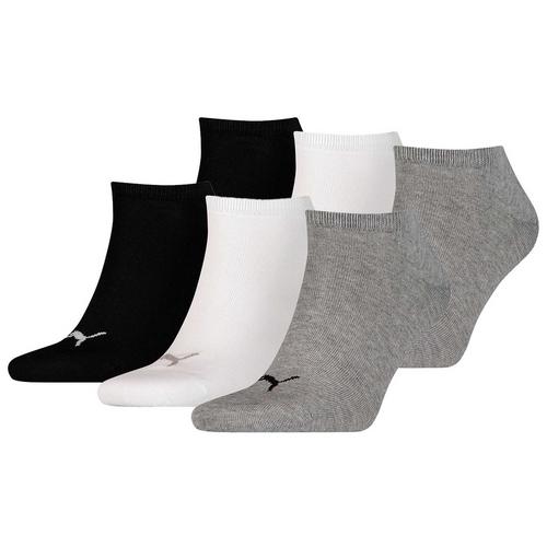 Rückansicht von PUMA Socken Freizeitsocken Schwarz/Weiß/Grau