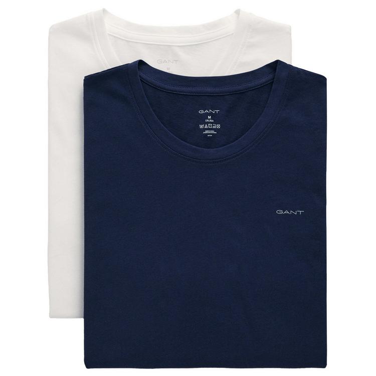 GANT GANT T-Shirt T-Shirt Herren - Marineblau/Wei&szlig; - 0 | SportScheck
