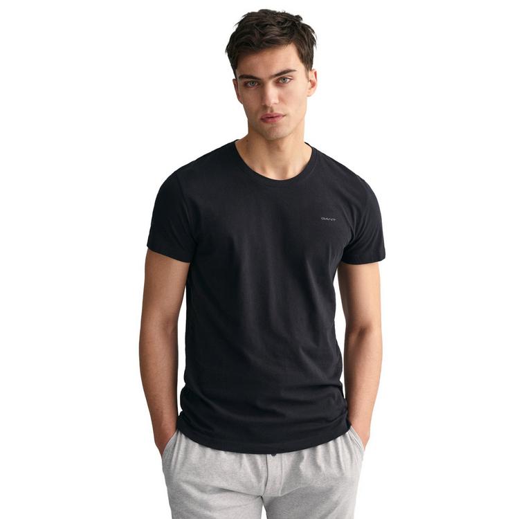 GANT GANT T-Shirt T-Shirt Herren - Schwarz/Wei&szlig; - 3 | SportScheck