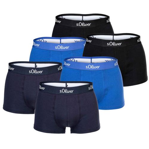 Rückansicht von S.OLIVER Boxershort Hipster Herren Blau