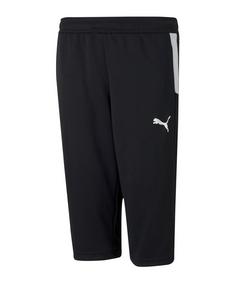 PUMA teamLIGA 3/4 Trainingshose Kids Trainingshose Kinder schwarzweiss