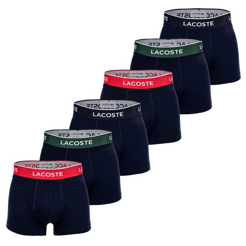 Rückansicht von Lacoste Boxershort Hipster Herren Dunkelblau/Grün/Rot