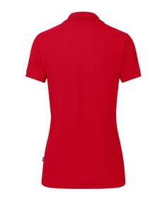 Rückansicht von JAKO Organic Poloshirt Damen Poloshirt Damen rot