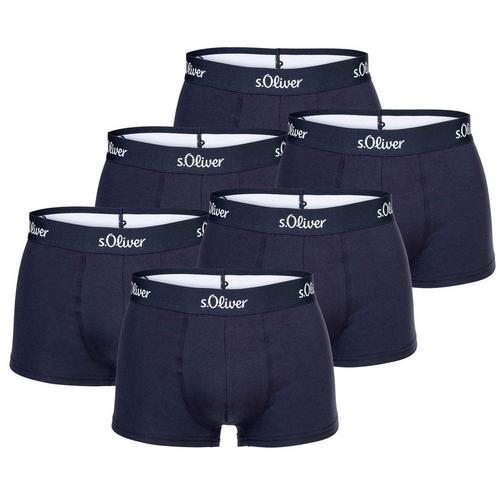 Rückansicht von S.OLIVER Boxershort Hipster Herren Marine