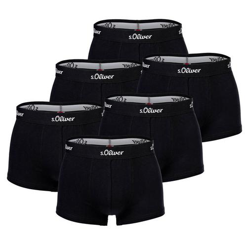 Rückansicht von S.OLIVER Boxershort Hipster Herren Schwarz