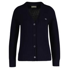 GANT Strickjacke Strickjacke Damen Blau (Evening Blue)