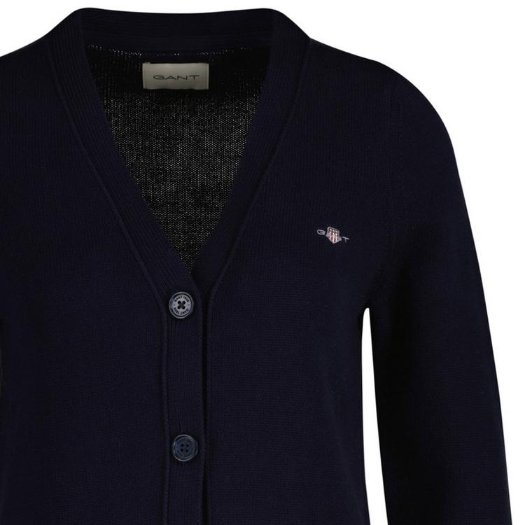 GANT GANT Strickjacke Strickjacke Damen - Blau (Evening Blue) - 0 | SportScheck