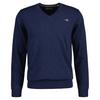 GANT Strickpullover Strickpullover Herren - Jeansblau Melange