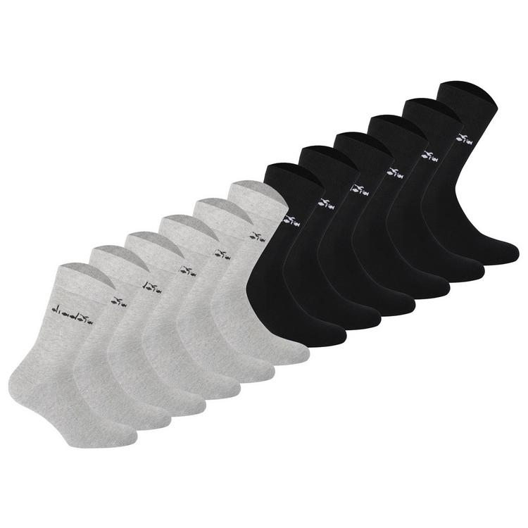 Diadora Diadora Socken Socken - Schwarz/Hellgrau - 0 | SportScheck