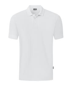 JAKO Organic Polo Shirt Poloshirt Herren weiss