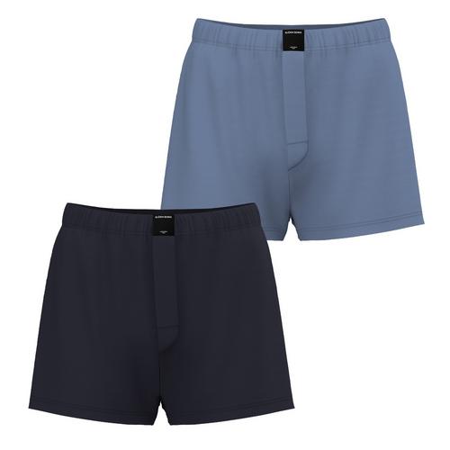 Rückansicht von Björn Borg Web-Boxershorts Boxershorts Herren Blau