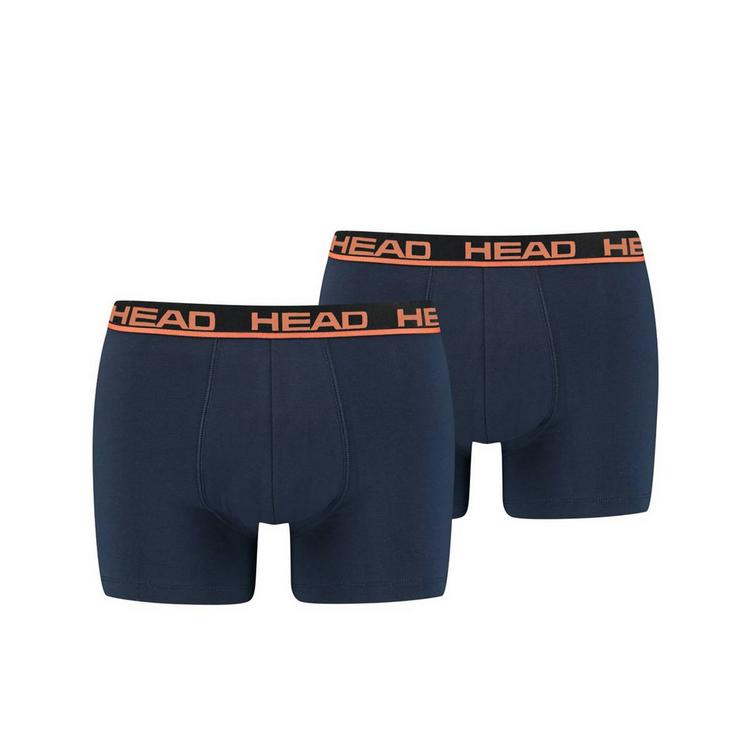 HEAD HEAD Boxershort Unterhose Herren - Dunkelblau/Orange - 0 | SportScheck