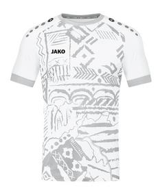 JAKO Tropicana Trikot Kids Fu&szlig;balltrikot Kinder weissgrau