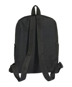 Rückansicht von adidas Mesh Rucksack Gr. S Sporttasche schwarz