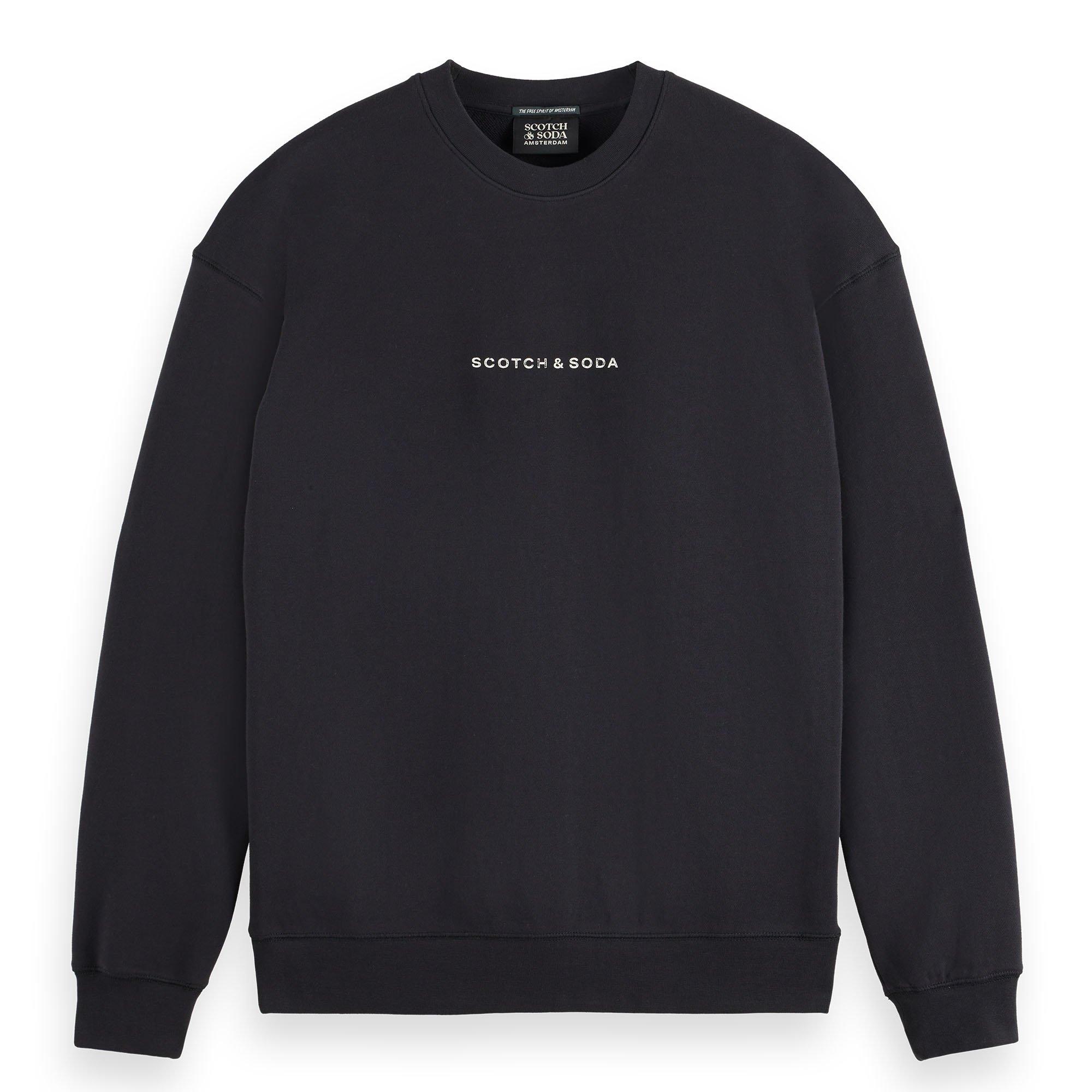 Scotch & Soda Sweatshirt Sweatshirt Herren - Schwarz