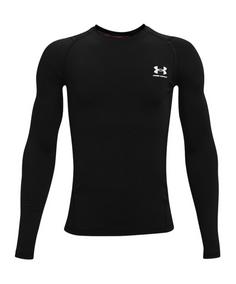 Under Armour HeatGear Langarmshirt Kids Funktionsshirt Kinder schwarz