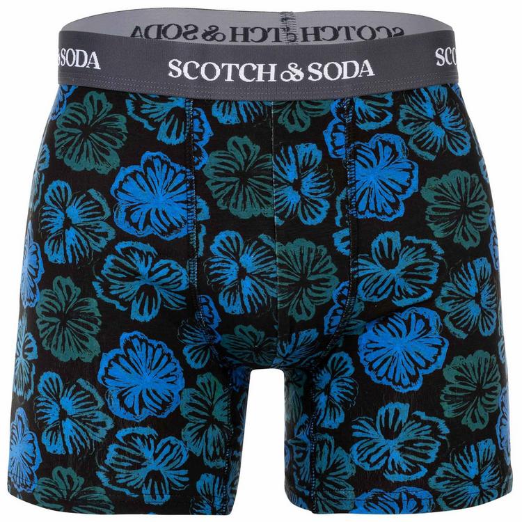 Scotch & Soda Scotch & Soda Boxershort Unterhose Herren - Blau/Gr&uuml;n - 0 | SportScheck