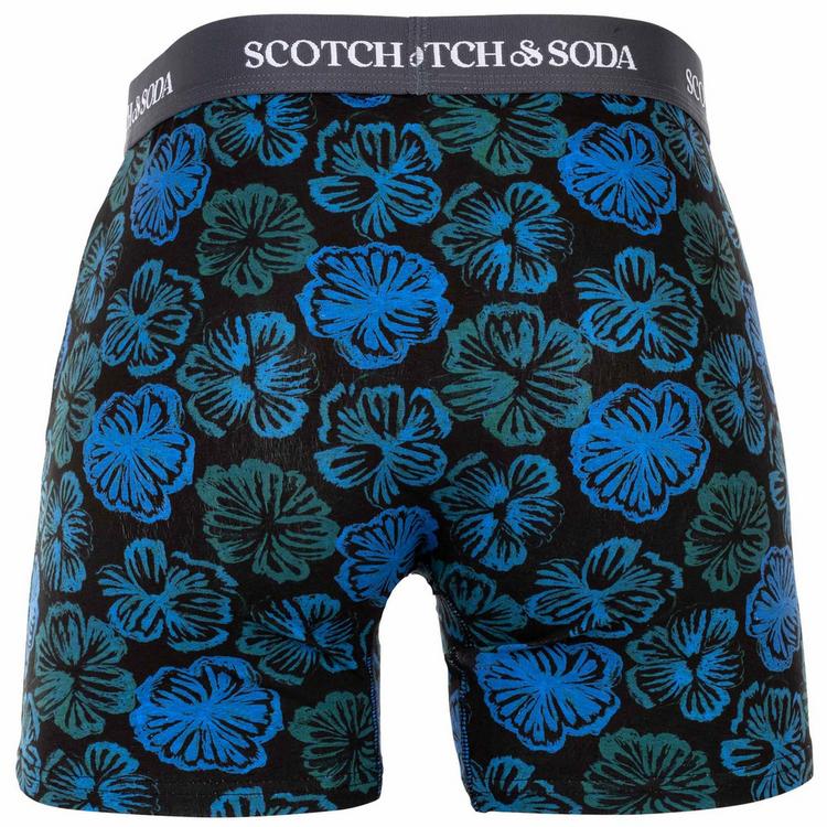 Scotch & Soda Scotch & Soda Boxershort Unterhose Herren - Blau/Gr&uuml;n - 1 | SportScheck