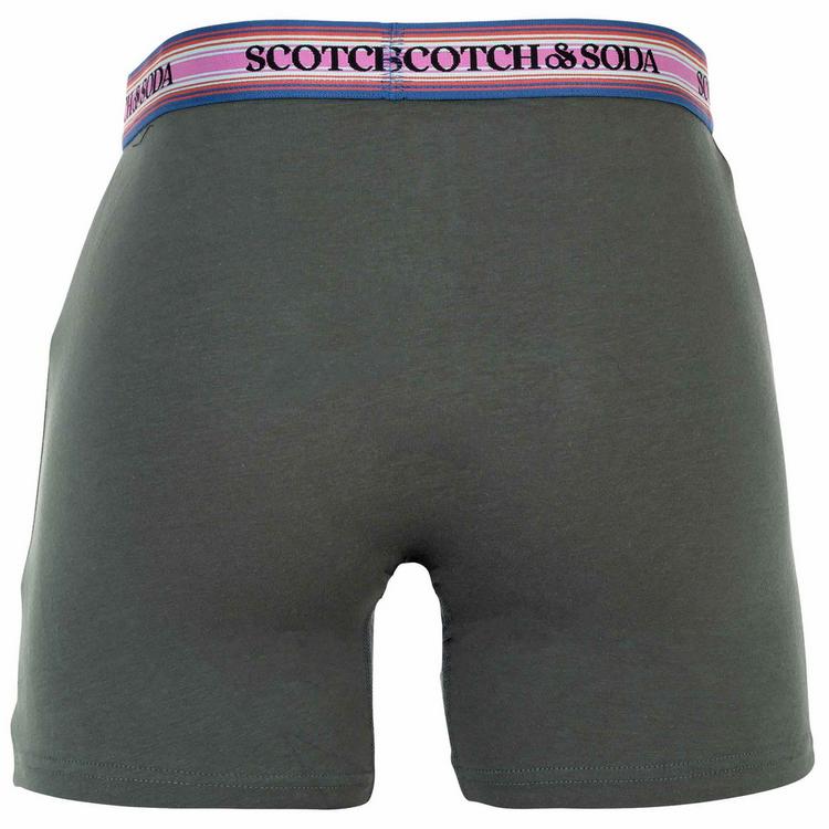 Scotch & Soda Scotch & Soda Boxershort Unterhose Herren - Schwarz/Gr&uuml;n - 1 | SportScheck