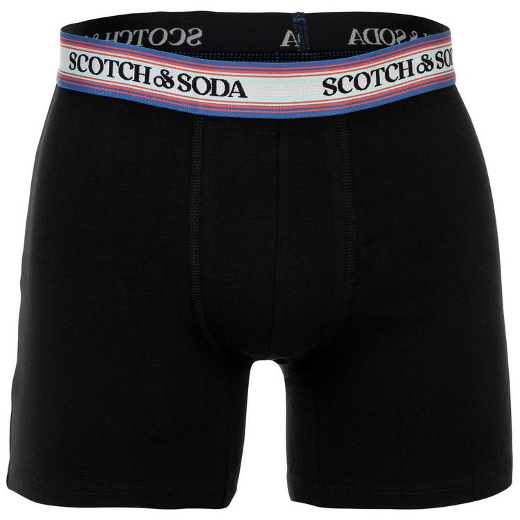 Scotch & Soda Scotch & Soda Boxershort Unterhose Herren - Schwarz/Gr&uuml;n - 4 | SportScheck