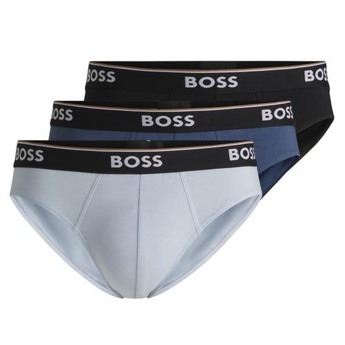 Rückansicht von Boss Slip Slip Herren Schwarz/Blau