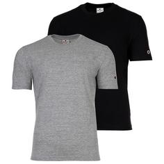 CHAMPION T-Shirt T-Shirt Herren Schwarz/Grau